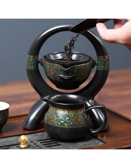 Gongfu Tea Set/Tea Pot Set Ceramic Tea Sets Includes Tea Cups Public Teacups Gaiwan Suitable for Home Travel Outdoor Office Classic Kungfu Tea Sets Chinese，